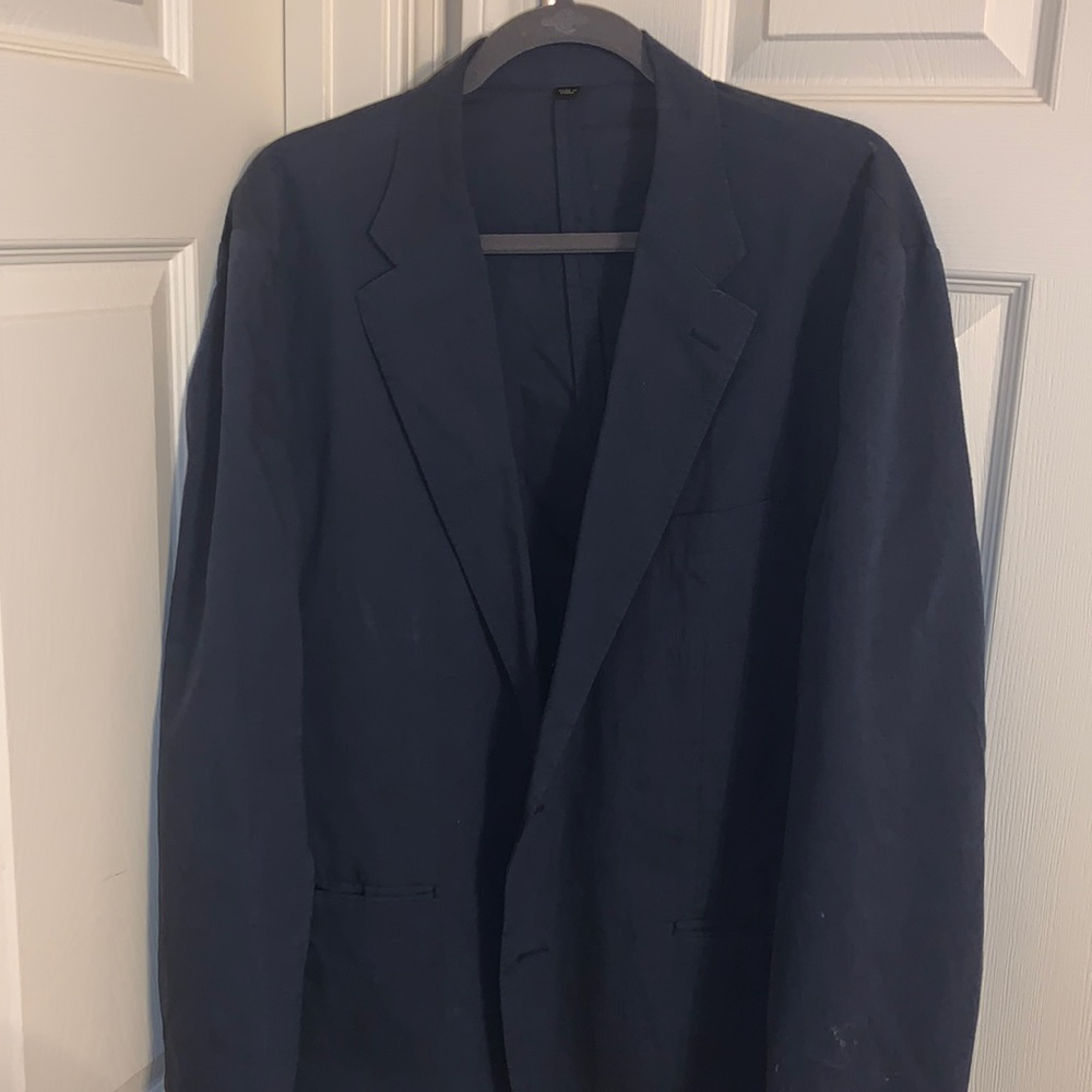 46R J. Crew Unstructured Cotton/Linen Sport Coat